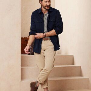 Banana Republic Athletic-Fit Twill Surplus Ankle-Length Pant